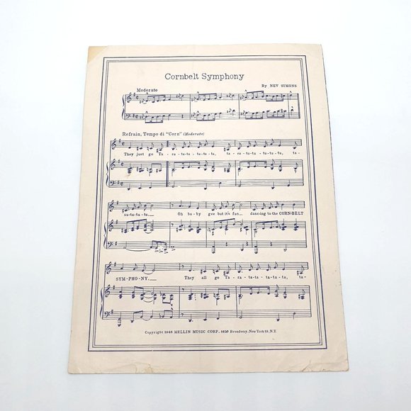 Vintage Sheet Music 1952 I'm Yours Voice Piano Guitar Robert Mellin - Picture 4 of 4